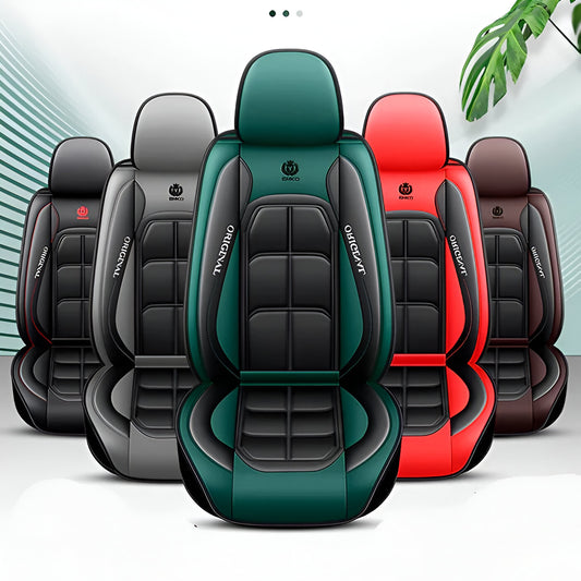 Compra 1 y llévate 3 Funda para Asiento de Auto Nuke de Cuero Legítimo Universal + REGALO: Alfombra Completa | PROMOCIÓN ESPECIAL 30 AÑOS - ENVÍO GRATIS