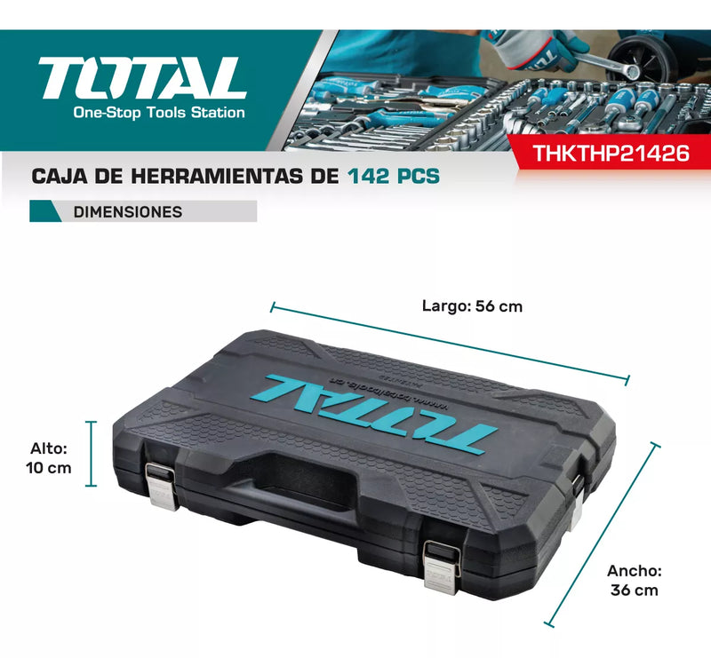 CAJA DE HERRAMIENTAS 142 PIEZAS 2.0 | CIERRE DE TIENDA - ENVÍO GRATIS