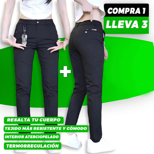 [COMPRA 1 LLEVA 3] Pantalón Samoieda MaxComfort Femenino (¡El Favorito de las Famosas!)
