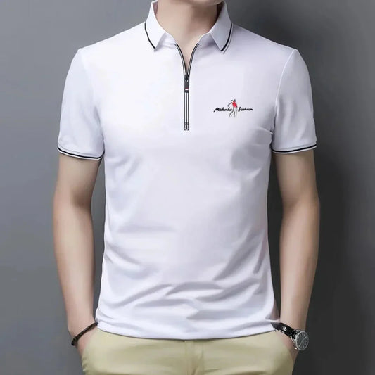 Camisa Polo con Cierre para Hombre